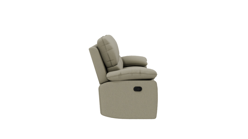 Cozy Reclining Sofa 3D Model - Professional 3D Model Render 8