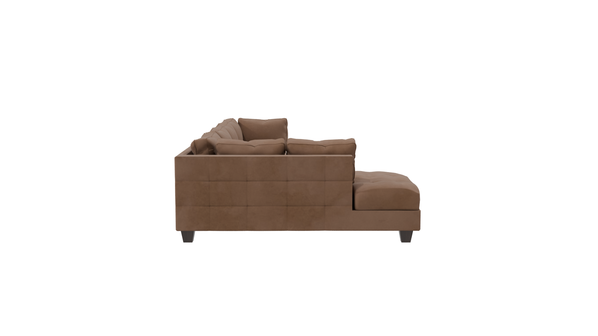 Stylish L-Shaped Sofa Model - Professional 3D Model Render 8