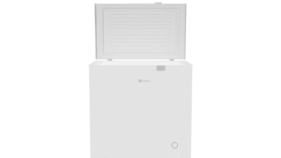 Compact Chest Freezer 3D Model - Professional 3D Model Render 11