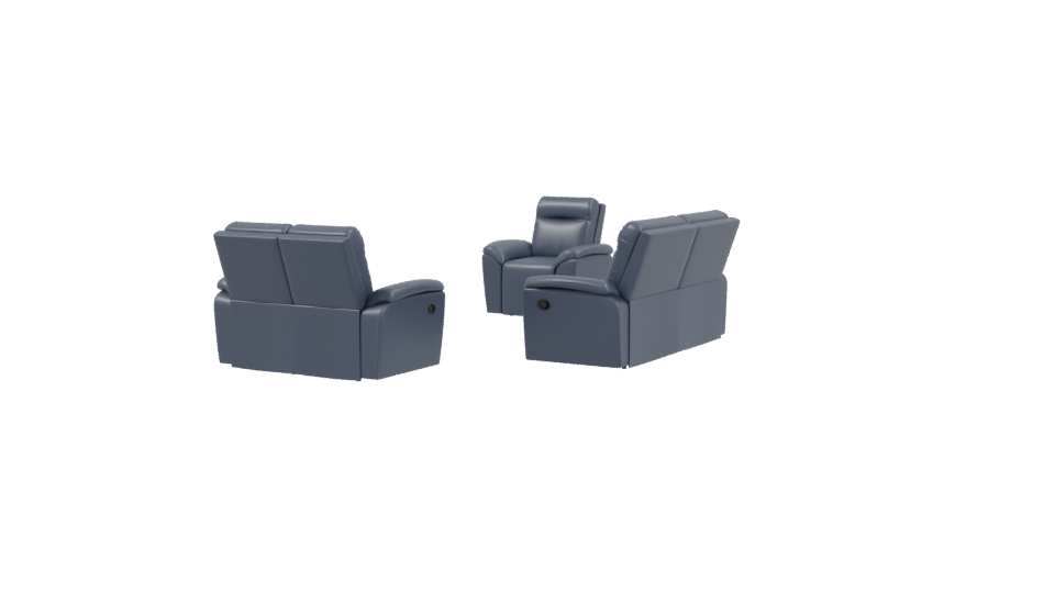 SALA 321 Reclining Sofa Set 3D - Professional 3D Model Render 3