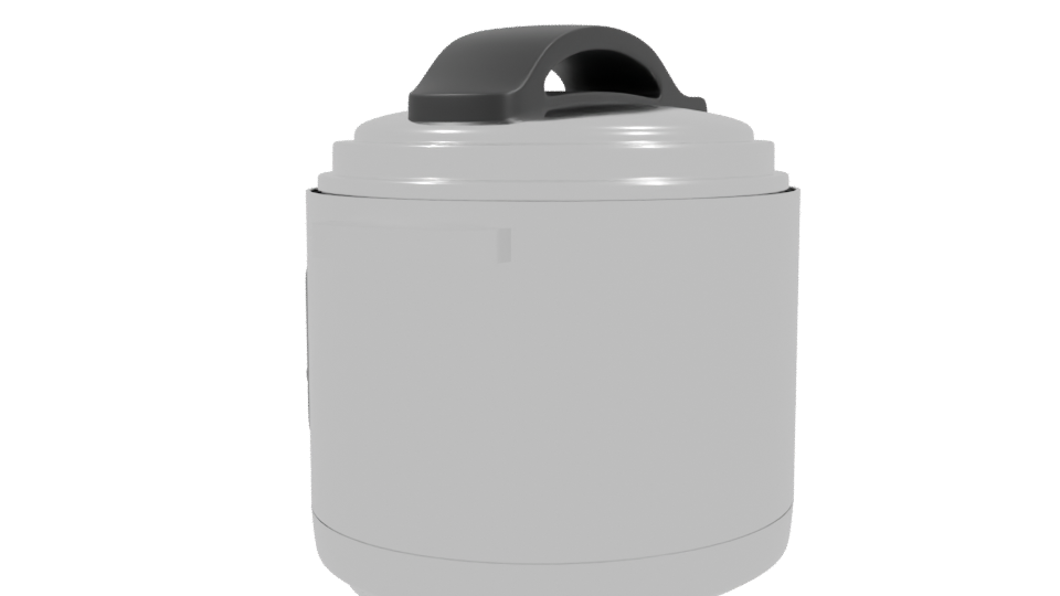 Compact Electric Cooker 3D Model - Professional 3D Model Render 3