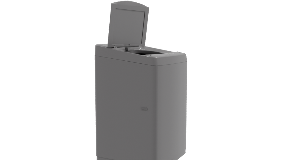 Compact Top-Loading Washing Machine 3D - Professional 3D Model Render 9