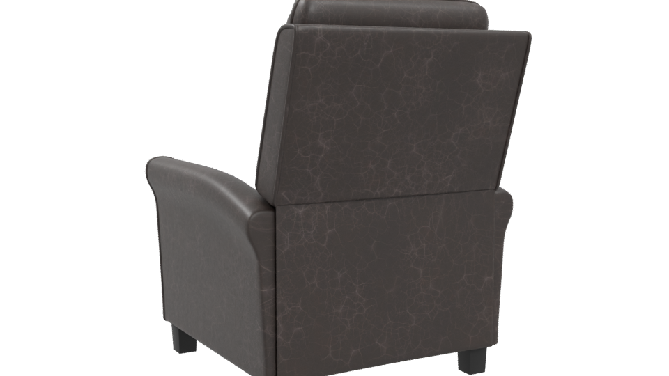 Stylish Recliner Chair Model 3D - Professional 3D Model Render 4
