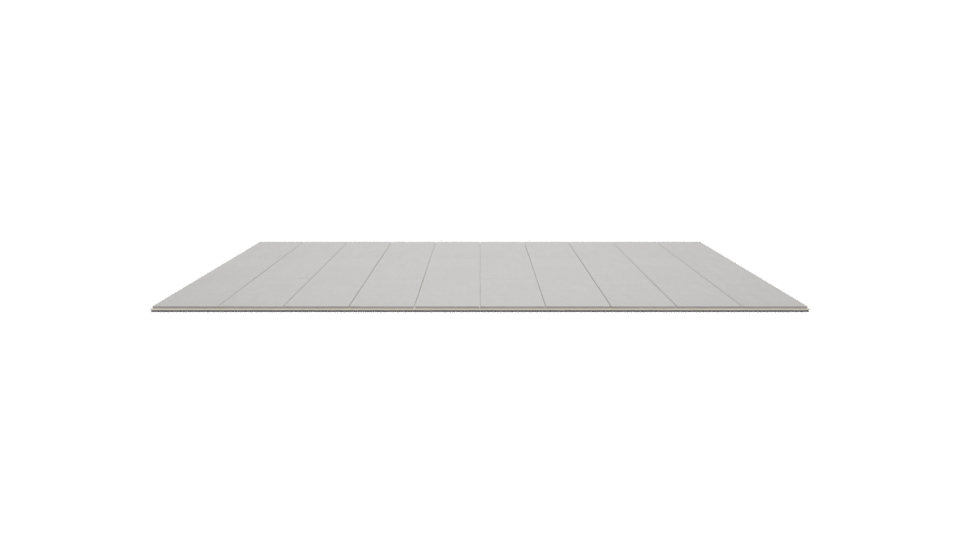 Stylish Gray Floor Panel 3D - Professional 3D Model Render 11