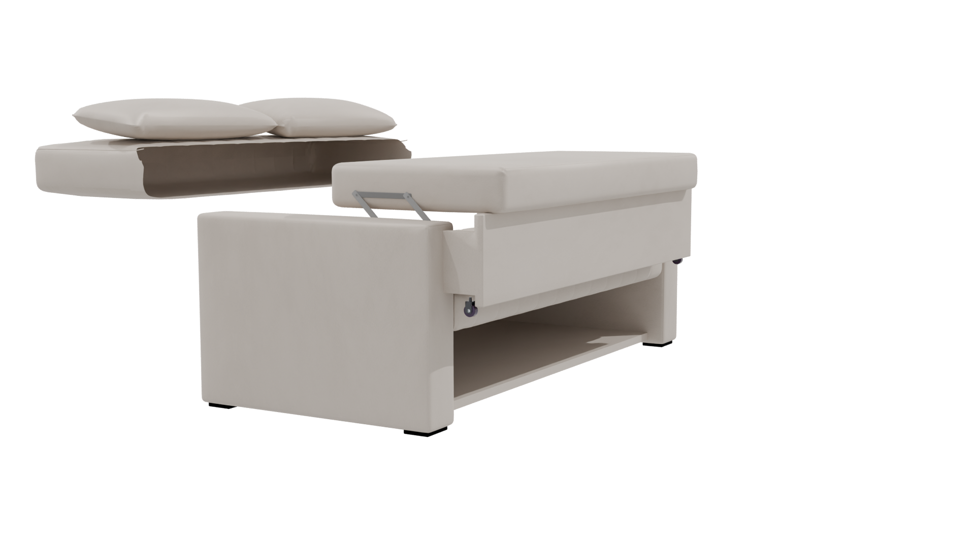 Elegant Modern Sofa Bed 3D Model - Professional 3D Model Render 9