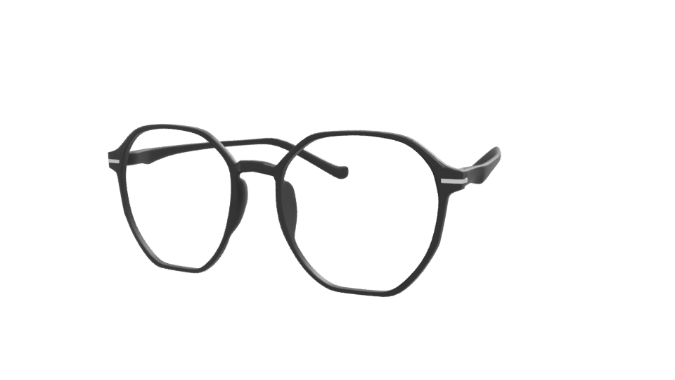 Stylish Modern Glasses 3D Model - Professional 3D Model Render 12