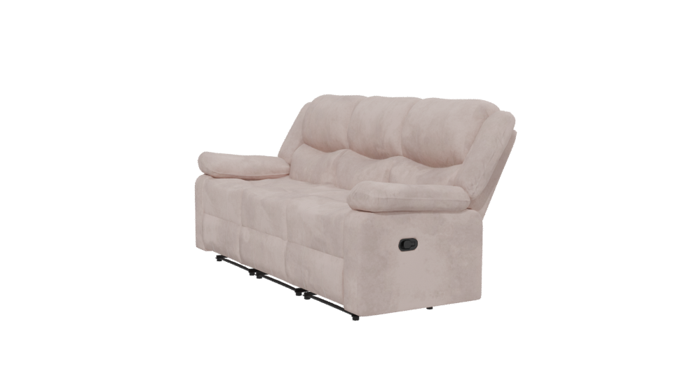 Stylish Reclining Sofa Model - Professional 3D Model Render 13