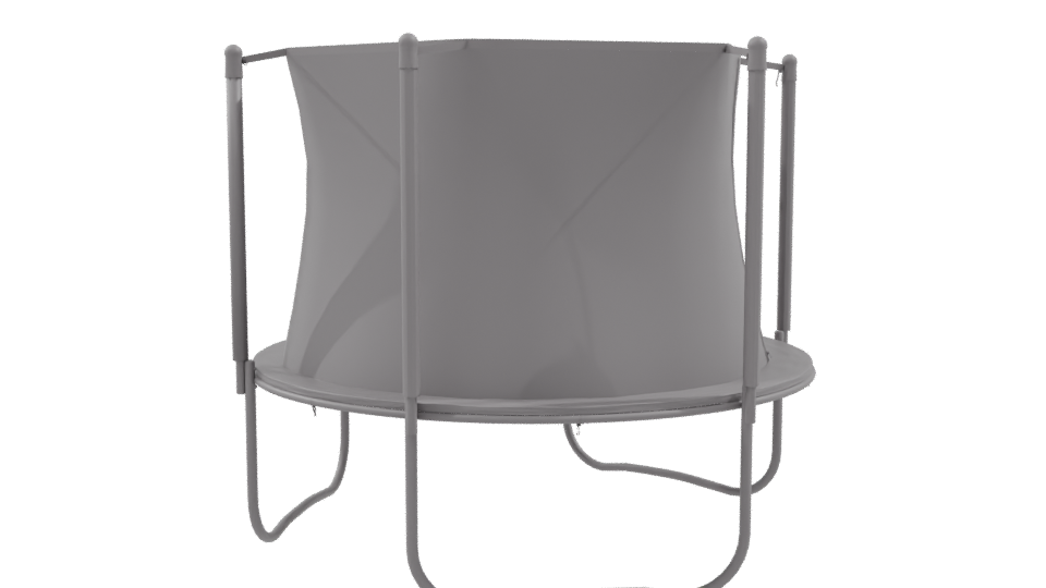 Outdoor Safety Trampoline Model 3D - Professional 3D Model Render 9