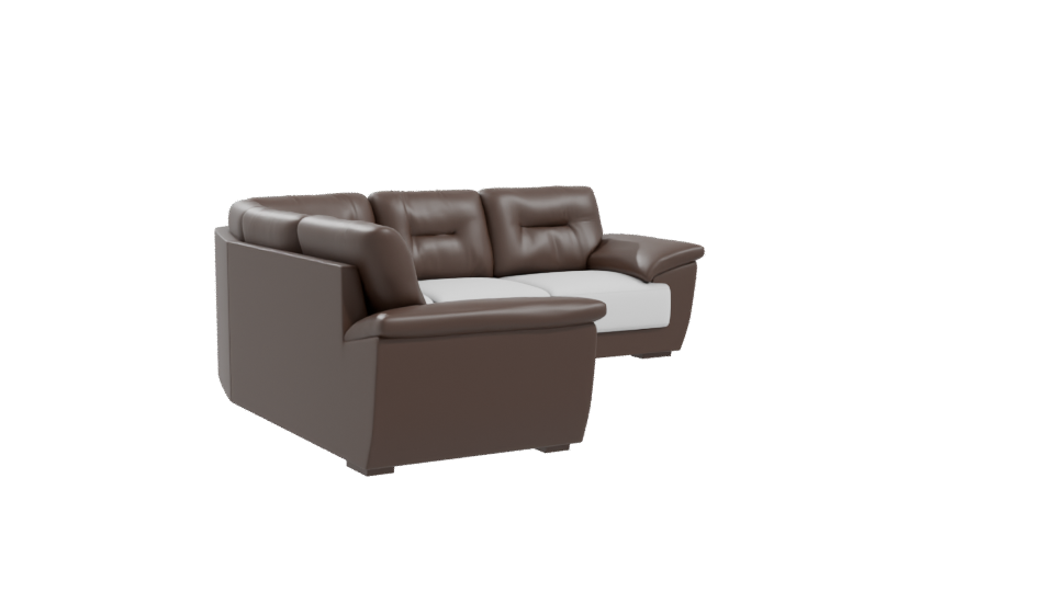 Modern L-Shaped Sofa 3D Model - Professional 3D Model Render 10