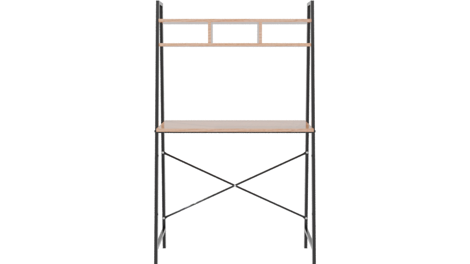 Industrial Bookshelf 3D Model - Professional 3D Model Render 5