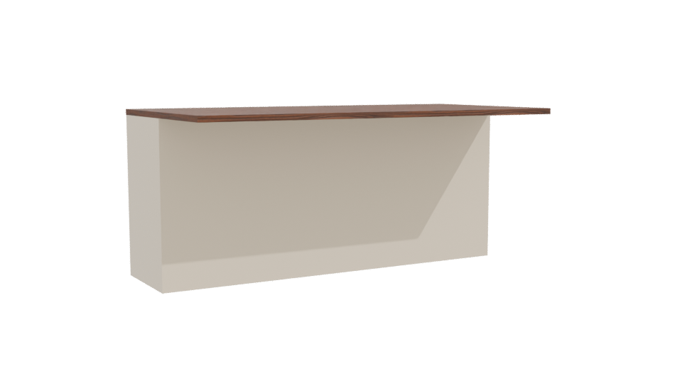 Stylish Minimalist Wooden Table 3D Model - Professional 3D Model Render 10