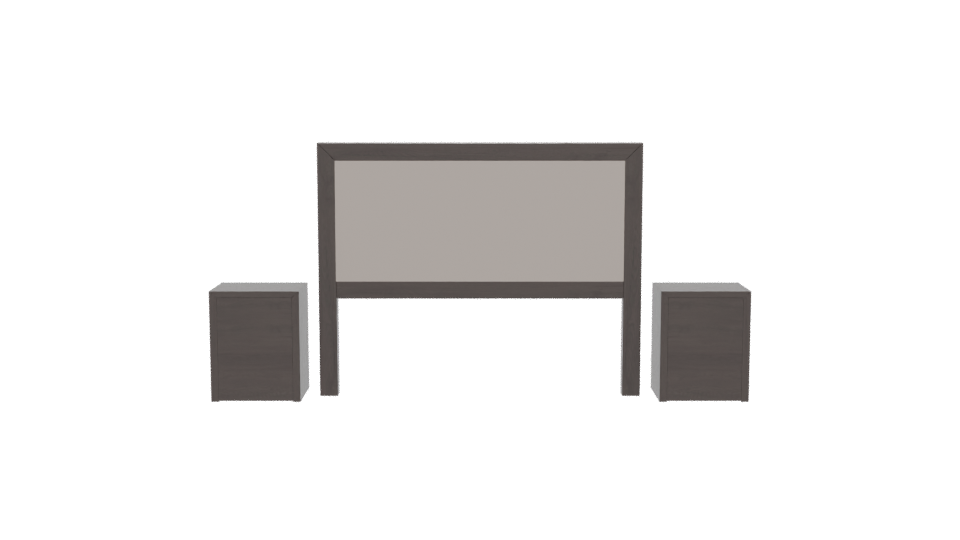 Stylish Bedroom Furniture Set 3D - Professional 3D Model Render 5