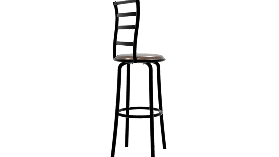 Stylish Bar Stool 3D Model - Professional 3D Model Render 7