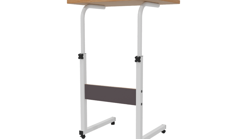 Minimalist Height Adjustable Desk 3D - Professional 3D Model Render 6