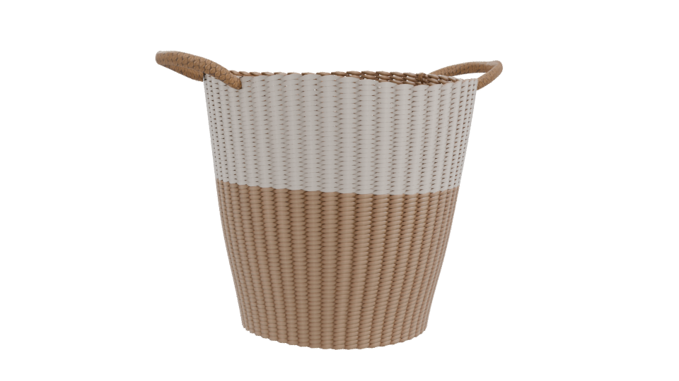 Stylish Woven Storage Basket 3D Model - Professional 3D Model Render 10