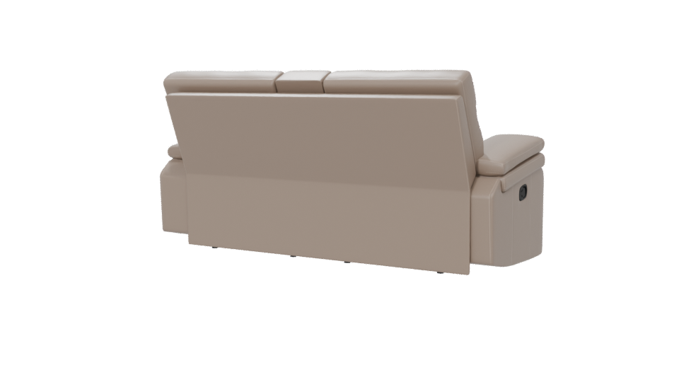 Stylish Reclining Sofa 3D Model - Professional 3D Model Render 6