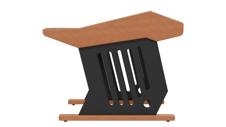 Stylish Shopping Cart 3D Model - Professional 3D Model Render 2