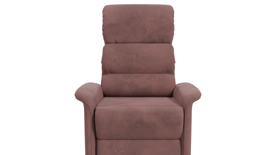 Stylish Minimalist Recliner Chair 3D Model - Professional 3D Model Render 11