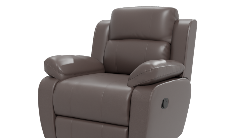 Contemporary Recliner Sofa Model - Professional 3D Model Render 12
