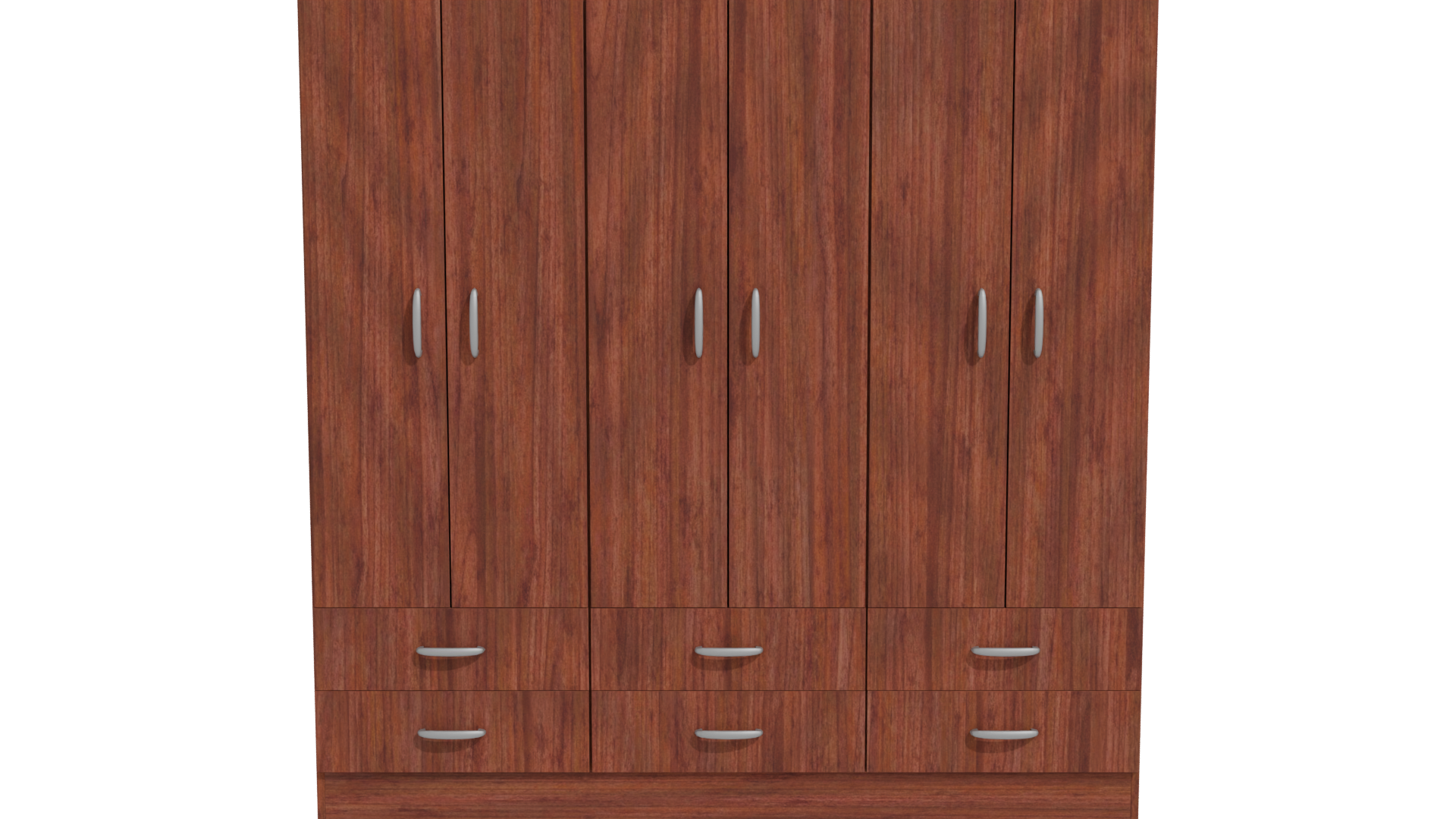 Elegant Wooden Cabinet 3D Model - Professional 3D Model Render 11