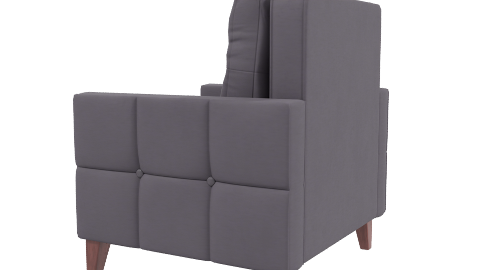 Stylish Modern Armchair Model - Professional 3D Model Render 3