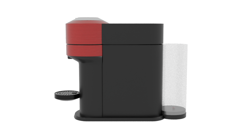 Stylish Coffee Maker 3D Model - Professional 3D Model Render 2