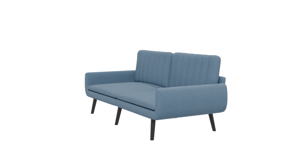 Stylish Modern Two-Seater Sofa 3D Model - Professional 3D Model Render 13