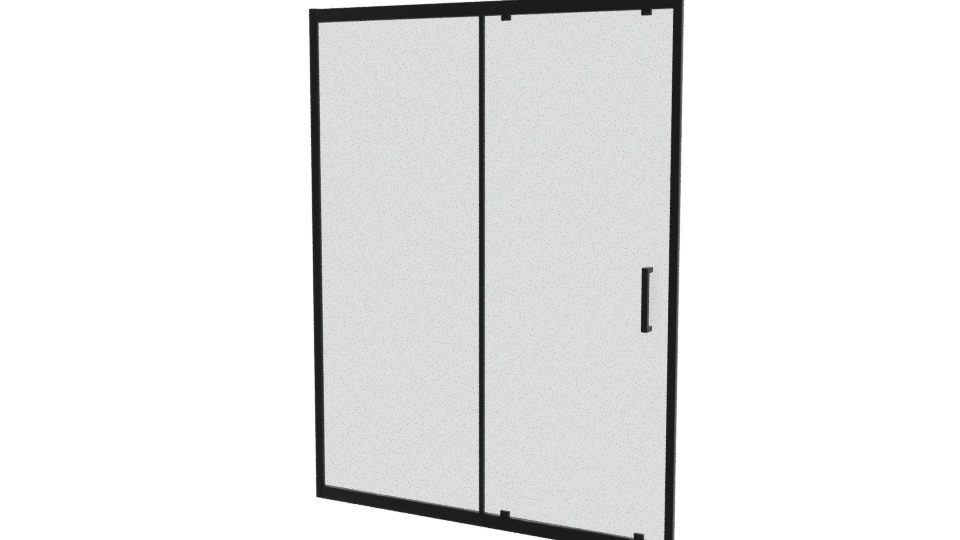 Sliding Door 150x190 cm Model - Professional 3D Model Render 12