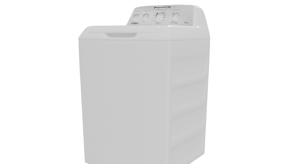 Top-Loading Washing Machine 3D - Professional 3D Model Render 12