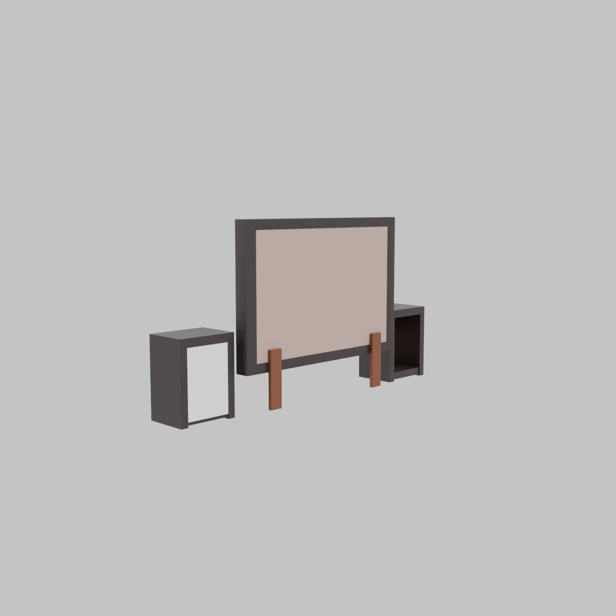 102226442 - RECAMARA KING CON BASE Y MESA DE NOCHE