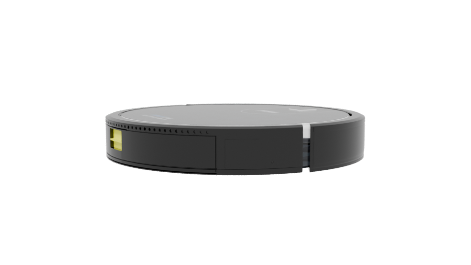 Sleek Robotic Vacuum 3D Model - Professional 3D Model Render 13