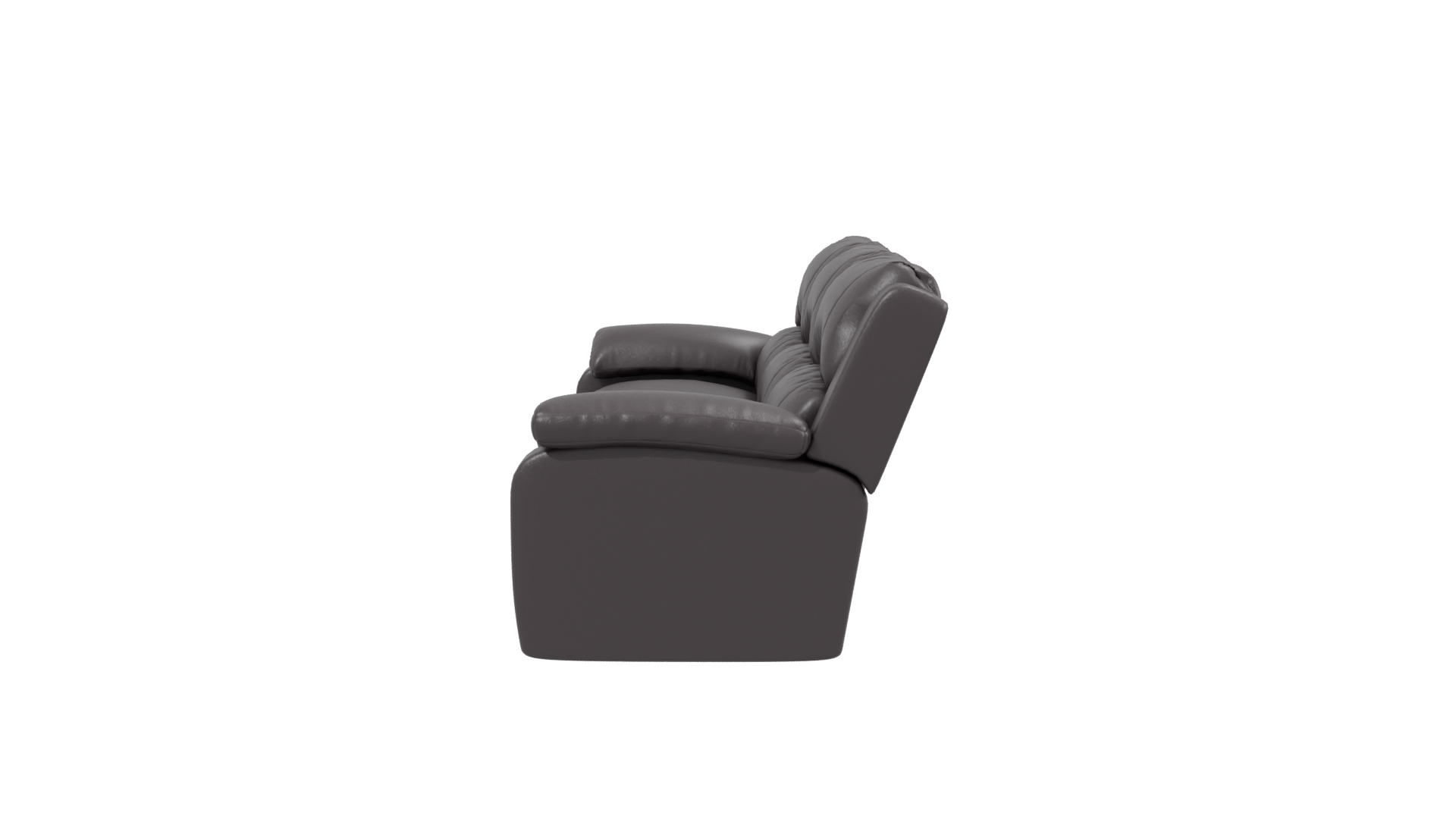 Luxurious Reclining Sofa Model - Professional 3D Model Render 2