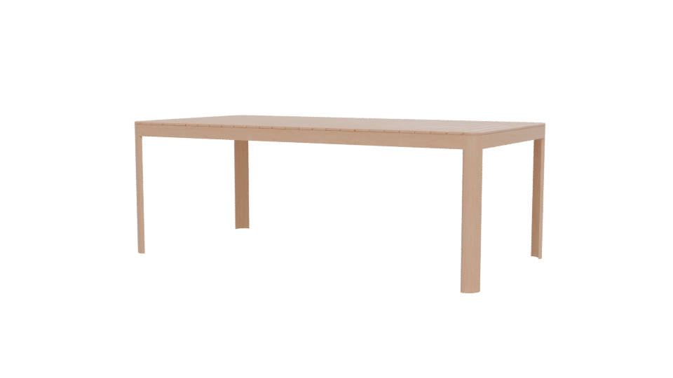 Stylish Outdoor Dining Table 3D - Professional 3D Model Render 12