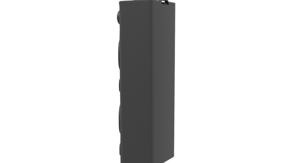 Stylish RGB Floor Speaker 3D Model - Professional 3D Model Render 3