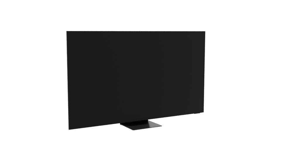 Sleek Flat Screen Television 3D Model - Professional 3D Model Render 10