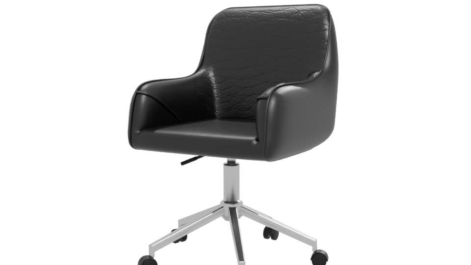Stylish Modern Office Chair 3D - Professional 3D Model Render 12
