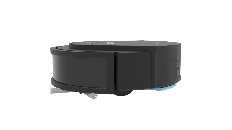 Sleek Robotic Vacuum Cleaner Model - Professional 3D Model Render 2