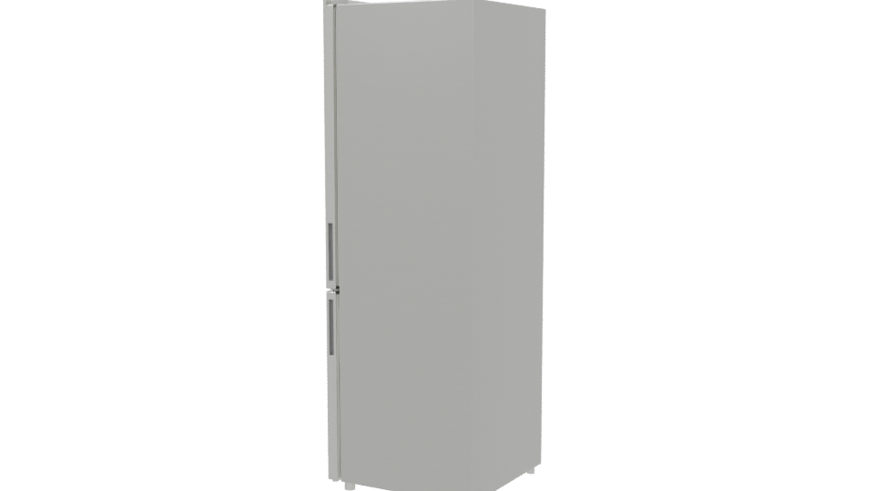 Sleek Modern Refrigerator Model - Professional 3D Model Render 3