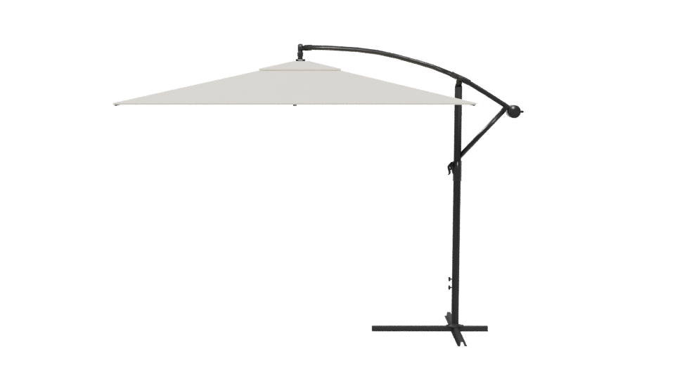 Stylish Outdoor Umbrella 3D Model - Professional 3D Model Render 5