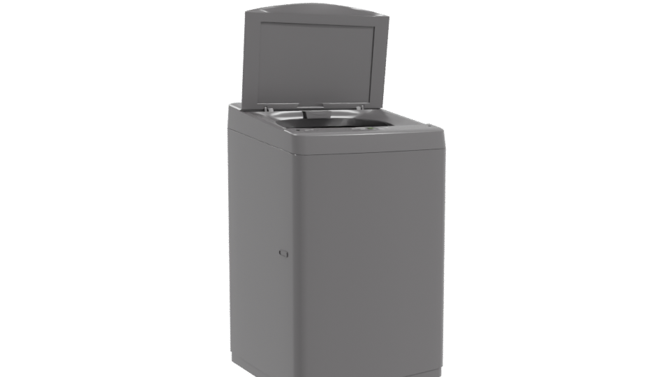 Compact Top-Loading Washing Machine 3D - Professional 3D Model Render 10