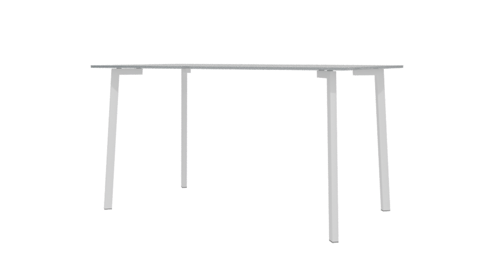 Minimalist Glass Dining Table 3D - Professional 3D Model Render 12