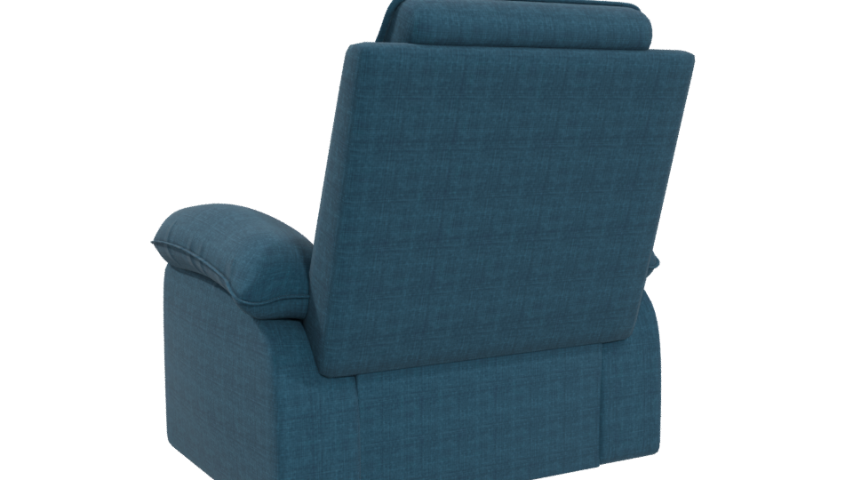 Stylish Recliner Armchair 3D Model - Professional 3D Model Render 4