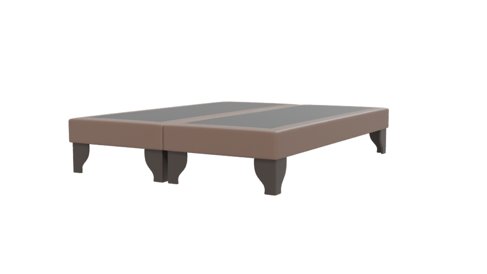 Stylized Wooden Coffee Table Model - Professional 3D Model Render 12
