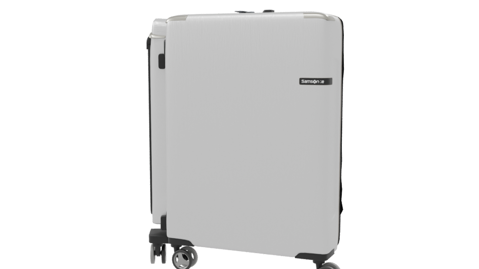 Stylish Luggage Suitcase Model - Professional 3D Model Render 8