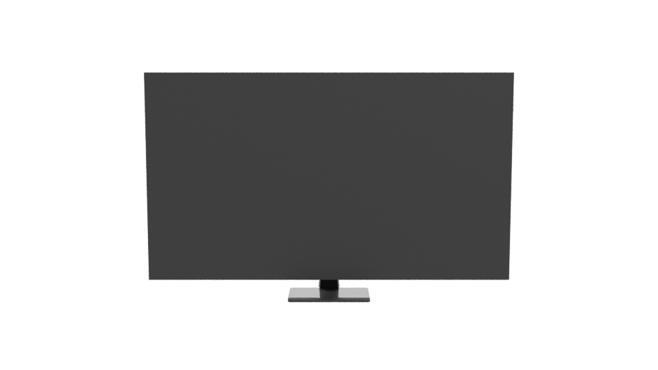 Sleek Modern Television 3D Model - Professional 3D Model Render 11