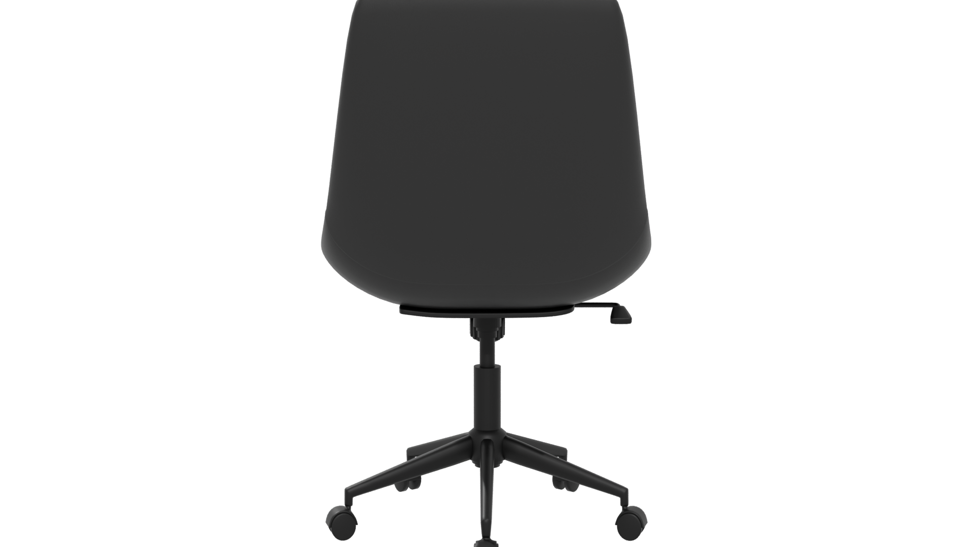 Stylish Black Office Chair 3D - Professional 3D Model Render 5