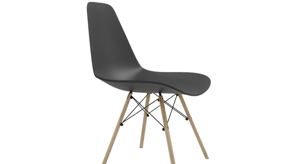 Stylish Modern Chair 3D Model - Professional 3D Model Render 9