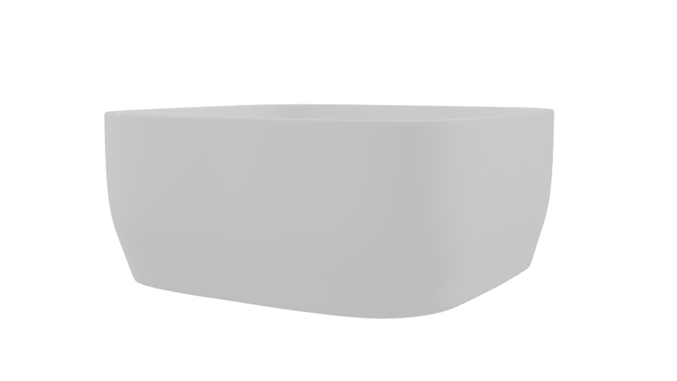 Elegant Square Bowl 3D Model - Professional 3D Model Render 9