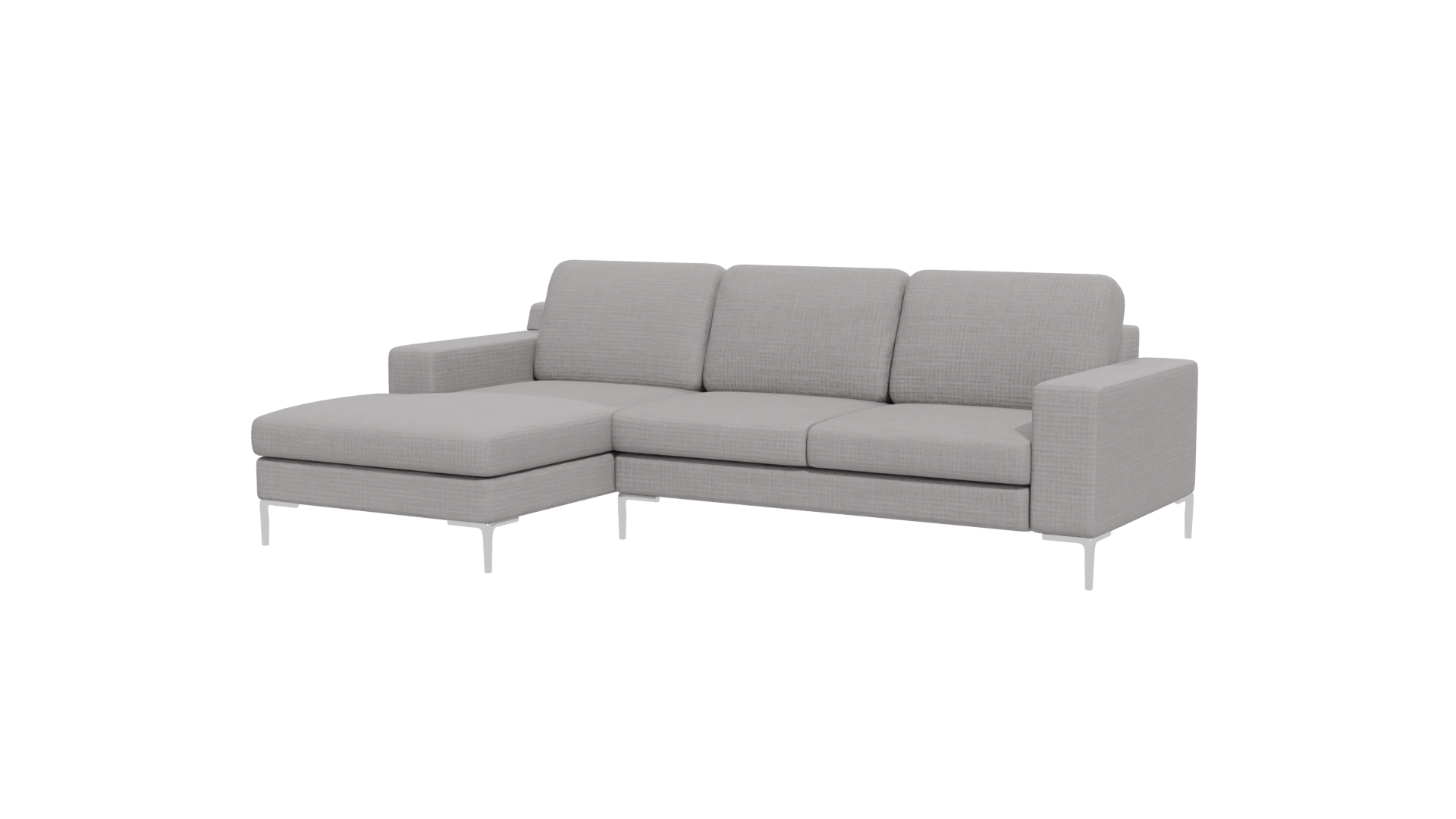 Contemporary L-Shaped Sofa 3D - Professional 3D Model Render 12