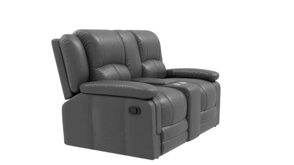 Modern Reclining Sofa 3D Model - Professional 3D Model Render 9